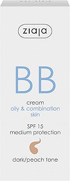 Ziaja Bb Cream For Oily Combination Skin DarkPeach Tone 50 Ml - Image 1