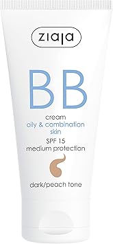 Ziaja Bb Cream For Oily Combination Skin DarkPeach Tone 50 Ml - Image 3