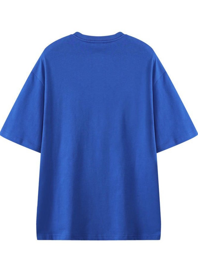 Unisex Simple Blue oversized T-shirt with 31 Logo - pzsku/ZD95E4D8140F4904353D8Z/45/_/1715958040/dad96c4d-6b63-43b6-9b6c-eb669fa7065d