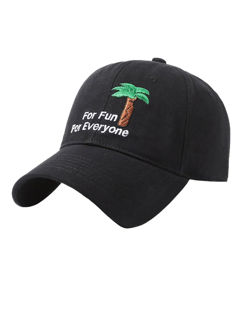 Excefore Baseball Cap, Embroidery Hat, Unisex Casual Snapback Cotton Cap, Trucker Cap Adjustable Breathable Baseball Hats, Summer Sun Hat Outdoor Sports Cap, for Outdoor Men - Image 1