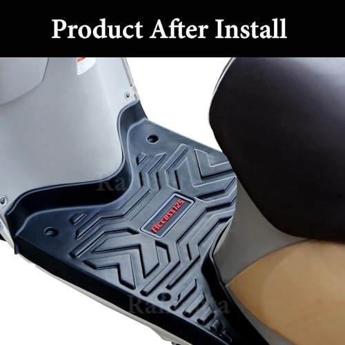Ramanta Access 125 Foot Mat Removeable & Washable Floor Board HeavyDuty 7D Mat Compatible with for Access 125 (BS4 & BS6 - Model Till 2024) 7D Floor Board Premium Comfort and Durability (1 PC; Black) - Image 4