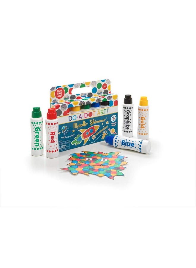 Do.A.Dot Art! Kids Washable Dot Art Markers - New Metallic Shimmer Paint Daubers Non-Toxic For Children, Toddlers Preschool and Kindergarten Teachers The Original Dot Markers By Do A Dot Art!, Made in the USA  - Image 4