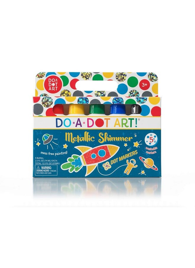 Do.A.Dot Art! Kids Washable Dot Art Markers - New Metallic Shimmer Paint Daubers Non-Toxic For Children, Toddlers Preschool and Kindergarten Teachers The Original Dot Markers By Do A Dot Art!, Made in the USA  - Image 1