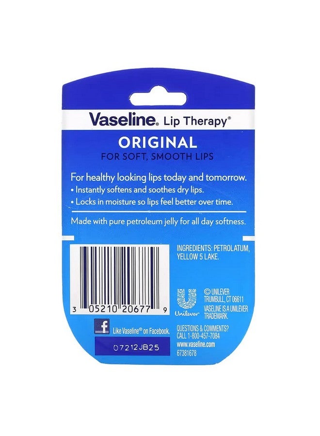Vaseline Original Lip Therapy Lip Balm For Soft, Smooth Lips 7G (Product Of Usa), White - Image 2