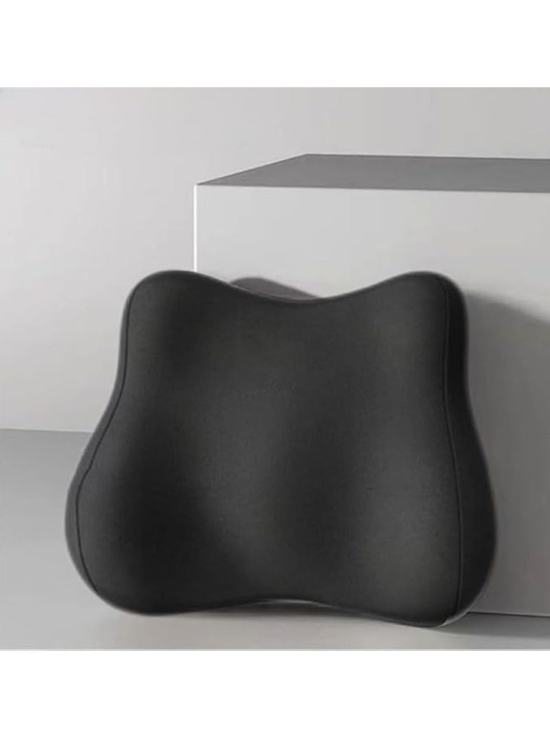 UREVO Ergonomic Lumbar Support Pillow, Memory Foam Backrest for Car or Office Chair - Fits Most Seats, Travel, Driving, Lumbar Support Pillow, Back Pain Relief, Improve Posture - Image 2