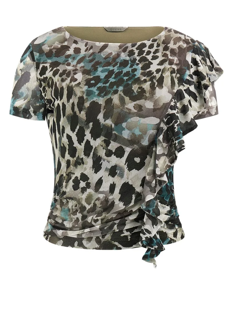 جس Short Sleeve  Verdiana Ruffle Top