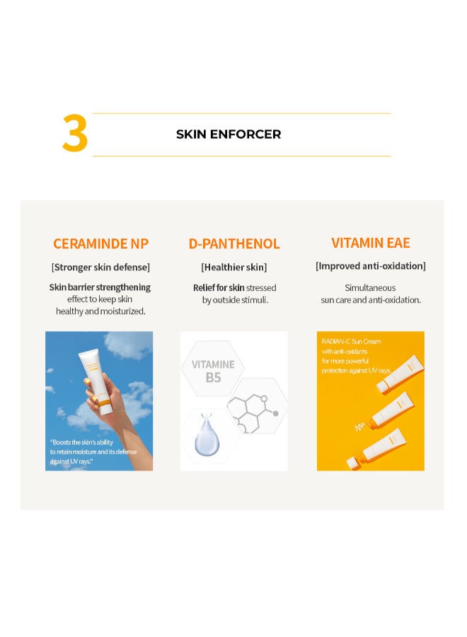 LANEIGE Radian-C Sun Cream SPF 50+ Pa++++ White 50ml - Image 4