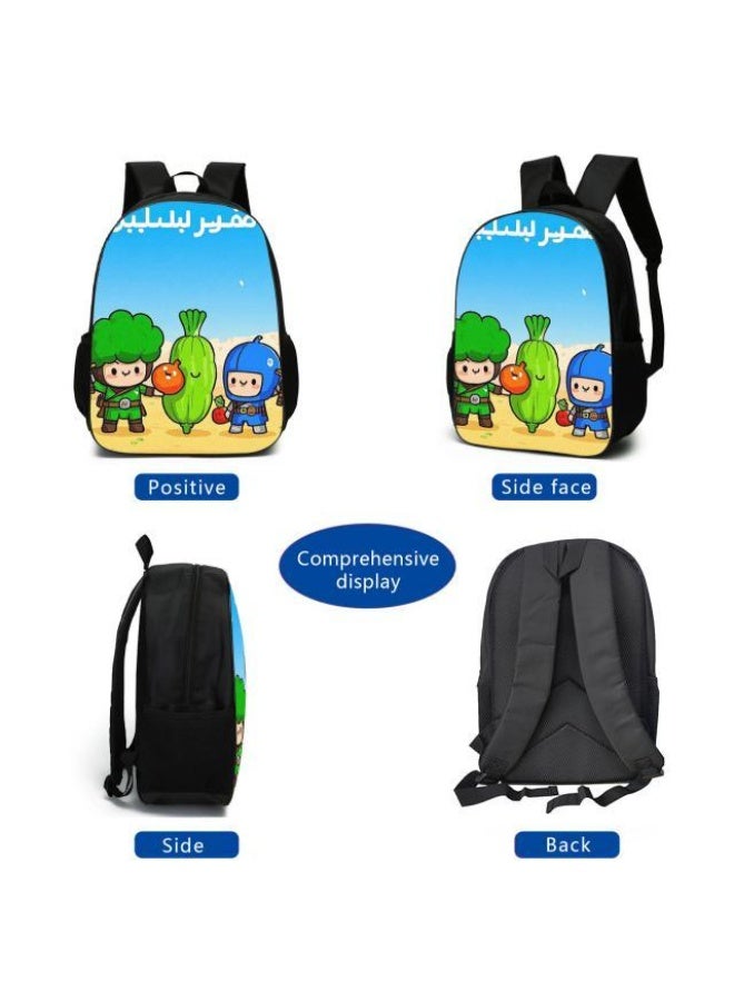 Cartoon style universal three-piece schoolbag - 454  - Image 4