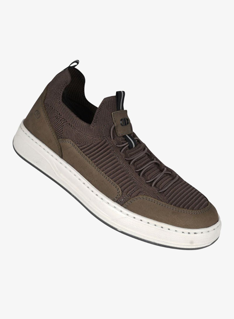 DEMOCRATA 032-62 Democrata Mens Knit Denim Bold Sneakers 122111-003 - Image 1