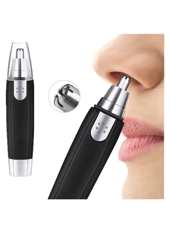 erorex Nose Hair Trimmer Implement Shaver Facial Nose Hair Scissors Neck Eyebrow Shaver Men Women Clean Trimer Razor Remover - Image 1