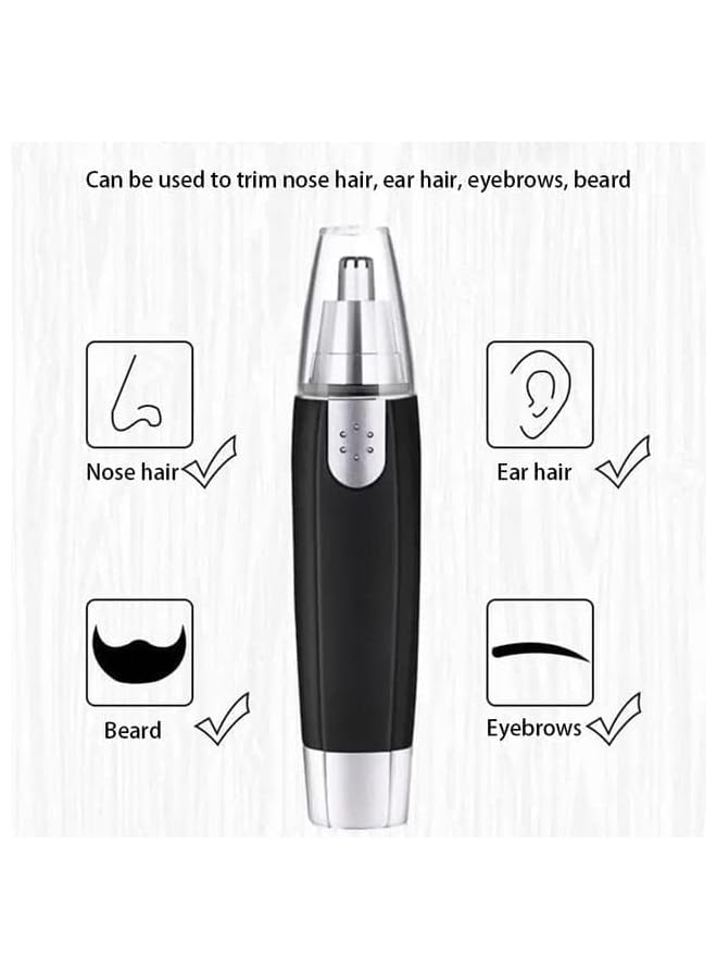 erorex Nose Hair Trimmer Implement Shaver Facial Nose Hair Scissors Neck Eyebrow Shaver Men Women Clean Trimer Razor Remover - Image 3