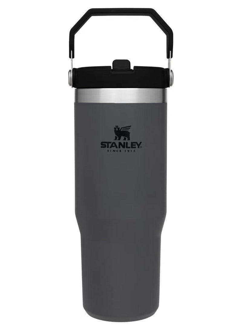 Stanley IceFlow Stainless Steel Tumbler - Vacuum Insulated Water Bottle for Home, Office or Car Reusable Cup with Straw Leak Resistant Flip Cold for 12 Hours or Iced for 2 Days, 30oz - Image 1