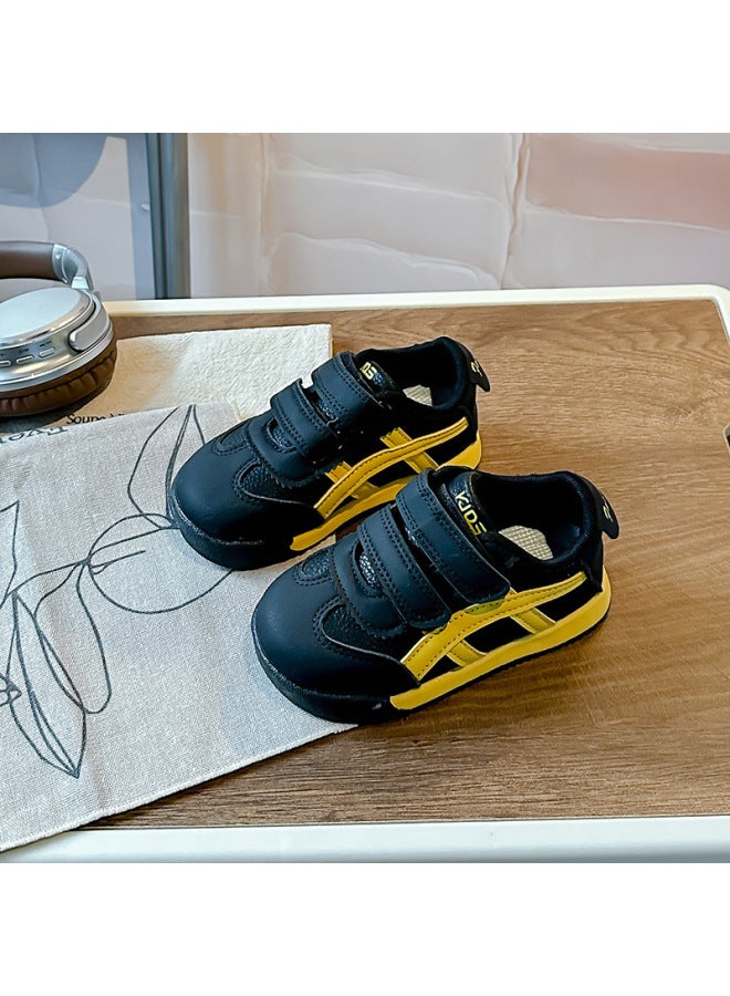 Children's Sneaker Spring And Autumn New Leather Baby Soft Sole Board Shoes Boys Forrest Gump Shoes Fashion Girls White Shoes Trendy