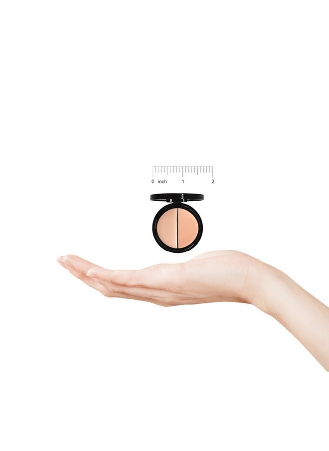 EVE PEARL EVE PEARL Dual Salmon Concealer Full Coverage Under Eye Concealer Smooth Skin Treatment Brighten Makeup Hydrate Skincare (Medium)  - Image 4