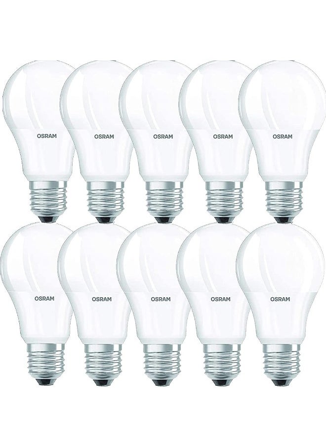 Osram Osram LED Bulb Clas A 8.5W 2700K Warm White E27 Base - Pack of 10  - Image 1