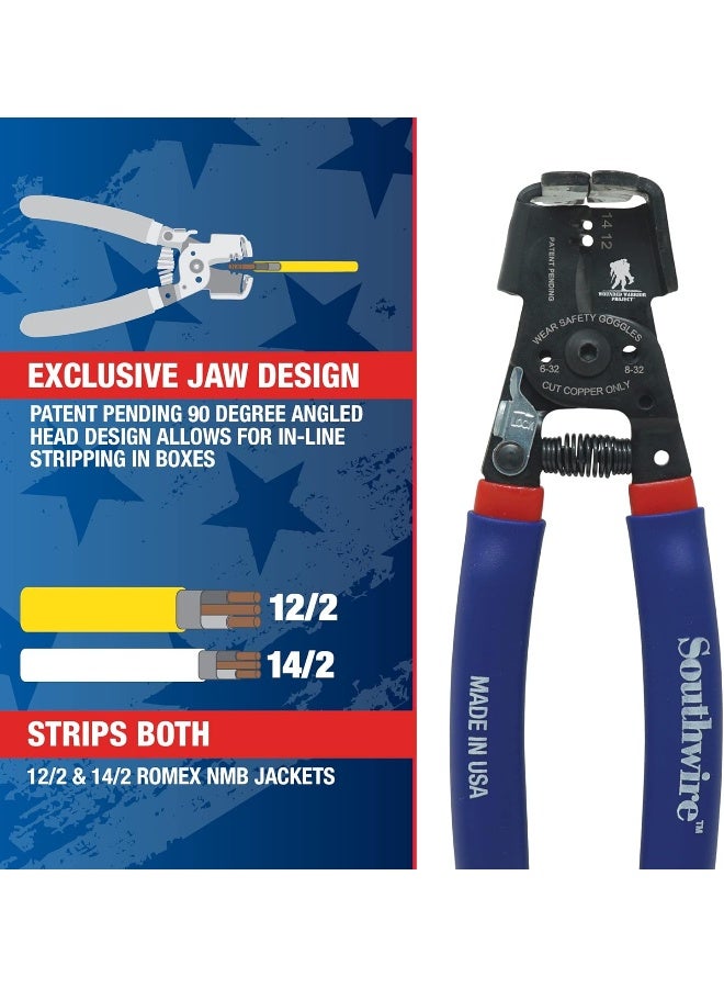 Southwire Southwire - 65172140 SNM1214HH-US ROMEX BOXJaw Wire Stripper  - Image 5