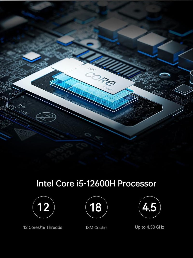 محطة عمل مصغرة من MINISFORUM MS-01-S1260، جهاز كمبيوتر مصغر بدون مكونات أساسية، معالج Intel Core i5-12600H (بدعم vPro Enterprise)، 2x SFP+ بسرعة 10 جيجابت/ثانية، 2x RJ45 بسرعة 2.5 جيجابت/ثانية، 2x USB4، منفذ HDMI، فتحة PCIe 4.0 x16 واحدة، يدعم 3x أقراص SSD من نوع M.2 2280/22110/U.2 - Image 2