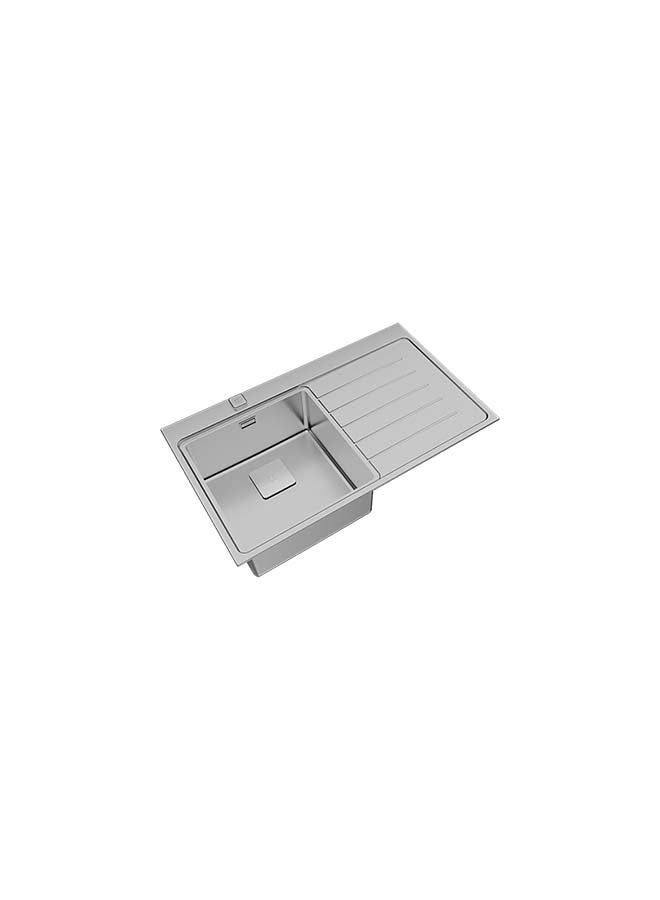 TEKA Zenit Rs15 1C 1E 86 Inset Stainless Steel Sink With One Bowl And One Drainer (Right Hand) Stainless Steel 860x520x200mmmm - Image 3