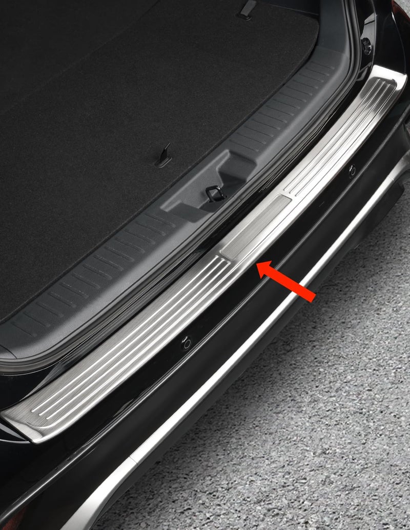 for Toyota Highlander 2025 2024 2023 2022 2021 2020 Rear Bumper Protector Guard Cover Rear Trunk Protector for Highlander L LE XLE Limited Bronze Edition NOT for XSE Platinum ExteriorLower