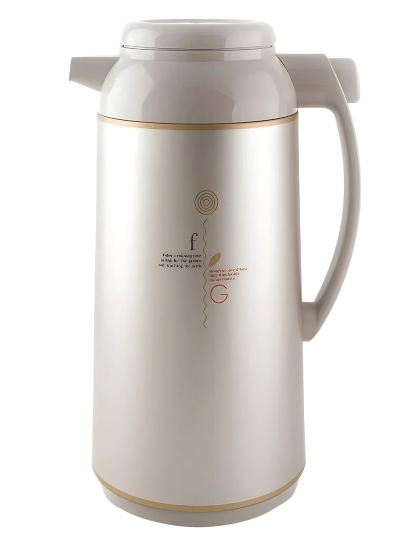 زوجيروشي ترمس  - زوجيروشي ياباني - أبو فيل -  - سعة 1 لتر - لون بيج - Image 2