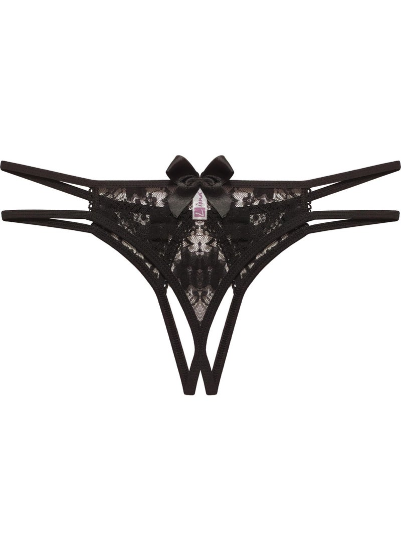 Liona - Women Fantasy Underwear Private Area Net Open Fantasy G String Thong - Image 1