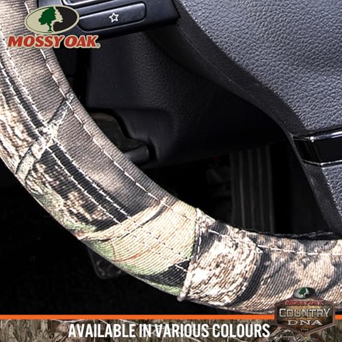 Mossy Oak Full Camo Steering Wheel Cover - Made from Premium Cotton Twill, Universal Fit for 14 1/2 to 15 inches - Official Licensed Product - Image 4