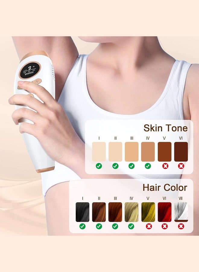 DUNISO IPL Hair Removal Device, Laser Permanent 3-In-1 Face Leg Arm Back Whole Body Hair Remover, 999,900 Flashes，with Freezing Point Function,FDA Cleared Home Use Device， Suitable for Men and Women'S Face, Armpits, Arms, Bikini Line, Legs, and Whole Body - Image 2