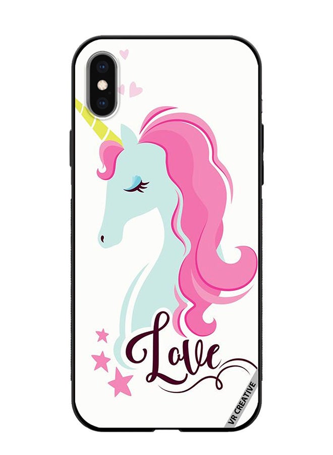 VR CREATIVE Protective Case Cover For Apple iPhone XS Max Love Unicorn Design Multicolour - Image 1