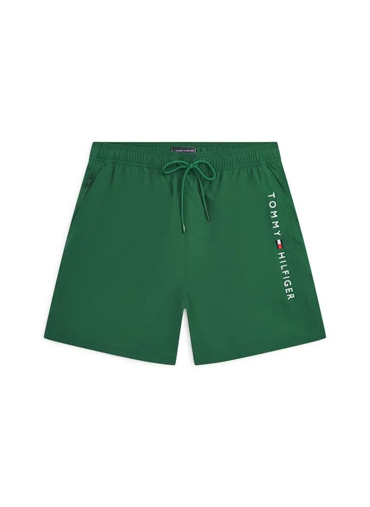 TOMMY HILFIGER  Original Logo Mid Length Swim Shorts for Men | Best Price UAE