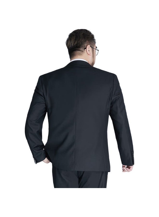 Ayoupang Plus Size Suit Set For Men, Loose-Fitting Professional Formal Wear, Business Jacket, Oversized Wedding Groomsman Suit, Formal Wear - Image 3