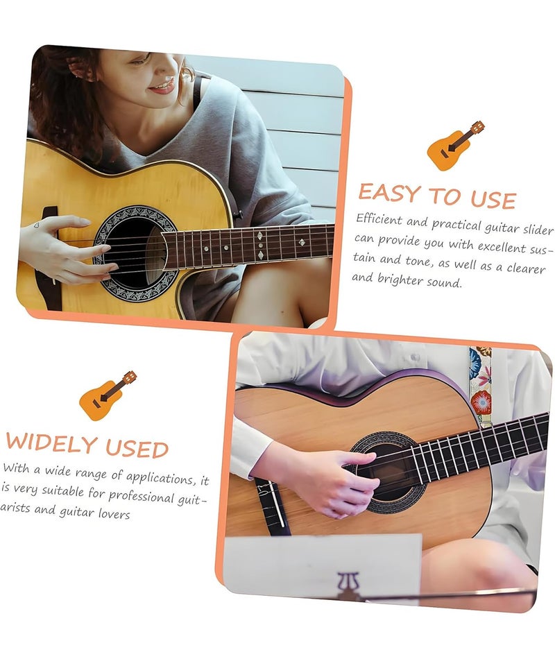 QuickHaven Guitar Slide,Guitar Finger Cap,Guitar Finger Picks,Durable Accessory For Enhancing Music Expression In Rock And Blues Performances,Suitable For Studio Recording And Live Performances - Image 4