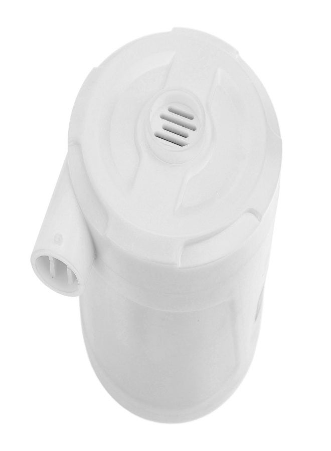 Electric Air Pump with 4 Nozzles Inflatable 5200mAh USB Rechargeable LED Display Portable Tire Inflator for Camping Air Cushion White - Image 5
