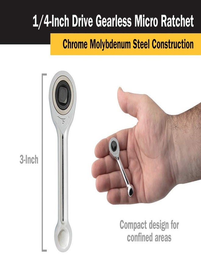 Titan 11200 1/4-Inch Drive x 3-Inch Gearless Micro Ratchet - Image 3