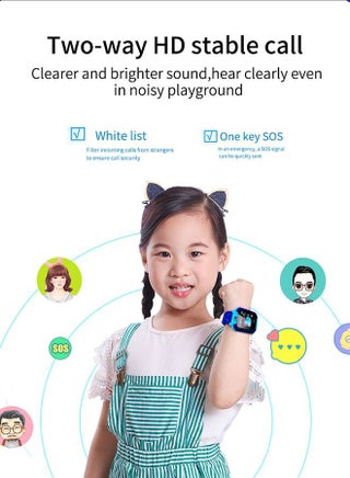 Smart Watch for Kids,SIM Card HD Watch with Voice Call and Gps Location,Extra Long Standby,Suitable for Gift for Kids(Pink) - view 3