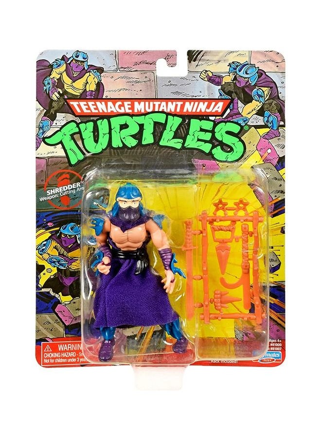 Teenage Mutant Ninja Turtles سلاحف النينجا المراهقون: ٤ إنش شخصية شريدر الكلاسيكية الأصلية الأساسية  - Image 1