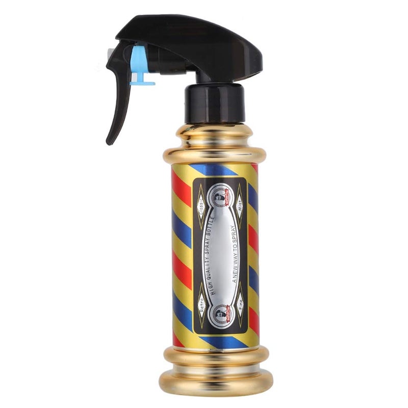 klarako Hair Water Bottle Spray, Hair Mist Spray Bottle, Continuous Spray Bottle Misting Stylist Sprayers for Barber, Empty Mister Spray Bottle for cleaning, Planting, Hair styling(Gold) - Image 1