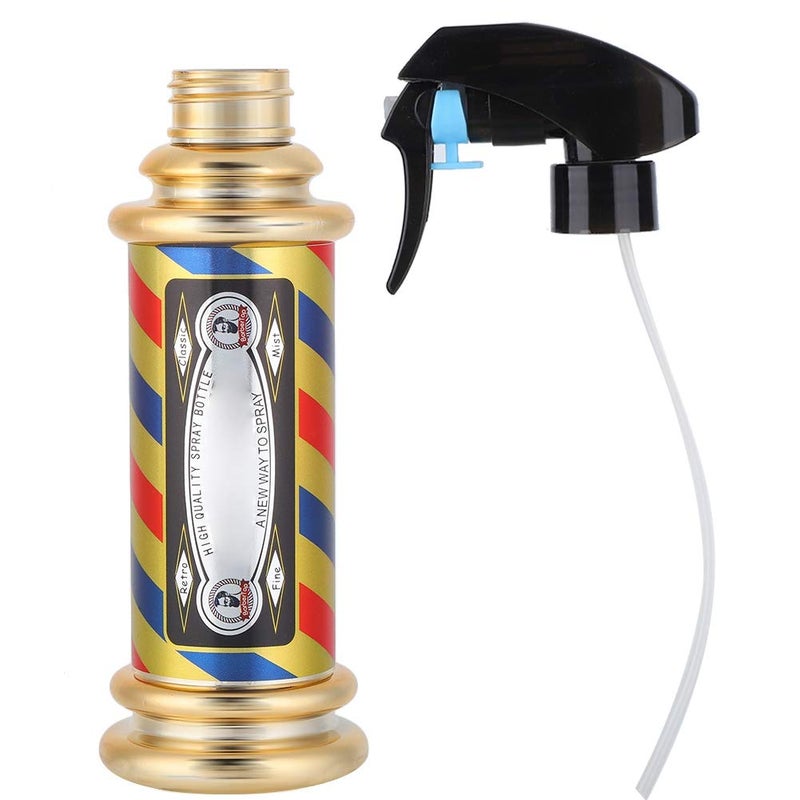 klarako Hair Water Bottle Spray, Hair Mist Spray Bottle, Continuous Spray Bottle Misting Stylist Sprayers for Barber, Empty Mister Spray Bottle for cleaning, Planting, Hair styling(Gold) - Image 5