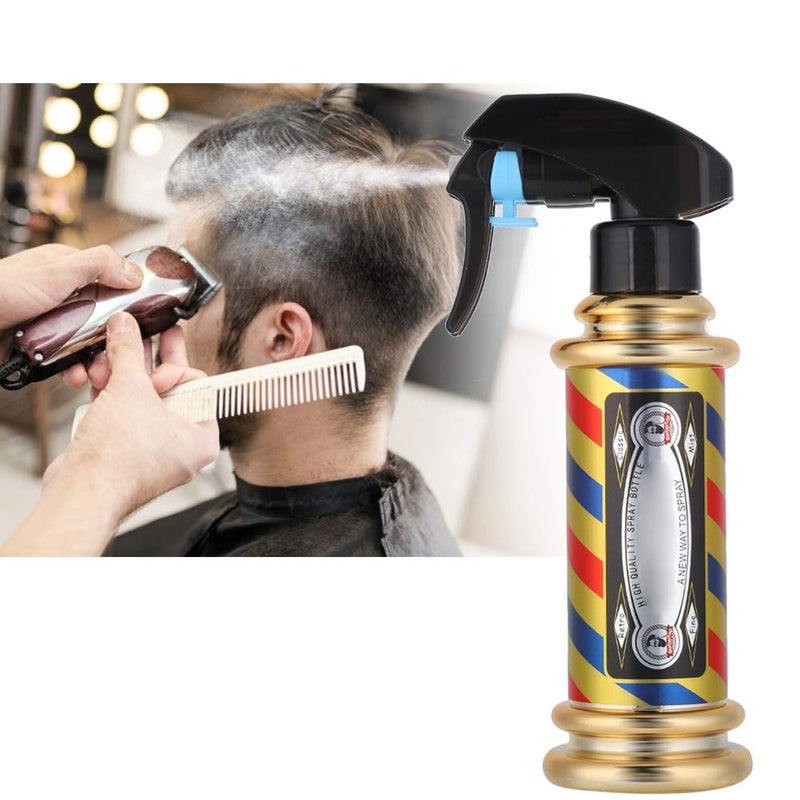 klarako Hair Water Bottle Spray, Hair Mist Spray Bottle, Continuous Spray Bottle Misting Stylist Sprayers for Barber, Empty Mister Spray Bottle for cleaning, Planting, Hair styling(Gold) - Image 3