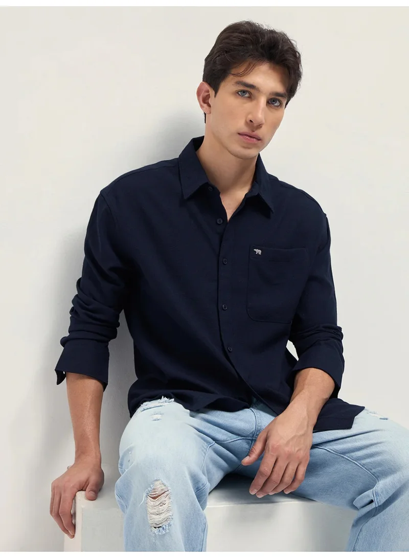 The Bear House  Men’s Long Sleeve Shirt – Classic, Comfortable and Stylish Essential for Work, Travel or Casual Outings for Men | Best Price UAE