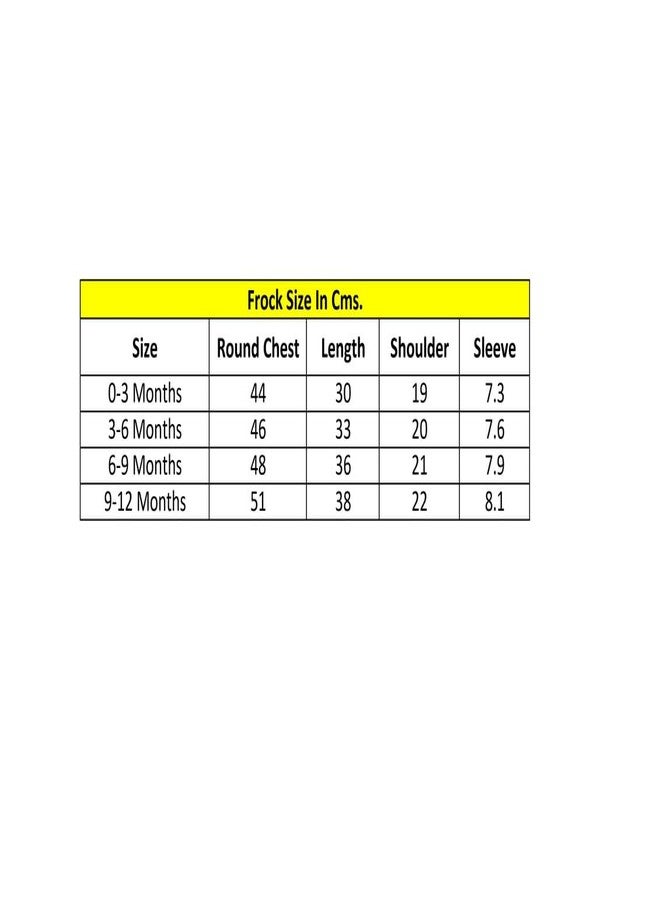 BUMZEE Baby Girls Cotton Cap Sleeves Knee Length Frock Green - 0-3 Months (Peb10189B-grn) - Image 5