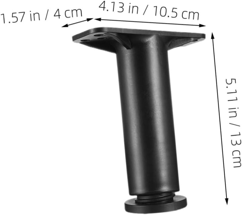 DOITOOL 6pcs Adjustable Bed Support Legs Sturdy Furniture Replacement Feet for Bed Cabinet and Dresser Height and Elegant Design - Image 4