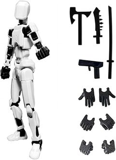 T13 Action Figure, Titan 13 Action Figure 3D Printed Multi-Jointed Movable, Lucky 13 Articulated Robot Dummy Action Figures
