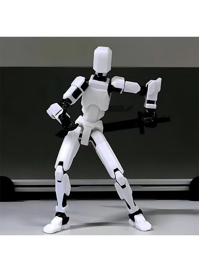 Generic - T13 Action Figure, Titan 13 Action Figure 3D Printed Multi-Jointed Movable, Lucky 13 Articulated Robot Dummy Action Figures - Image 1
