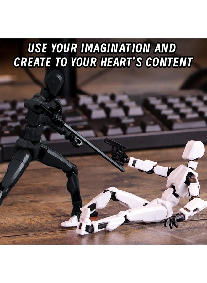 Generic - T13 Action Figure, Titan 13 Action Figure 3D Printed Multi-Jointed Movable, Lucky 13 Articulated Robot Dummy Action Figures - Image 1