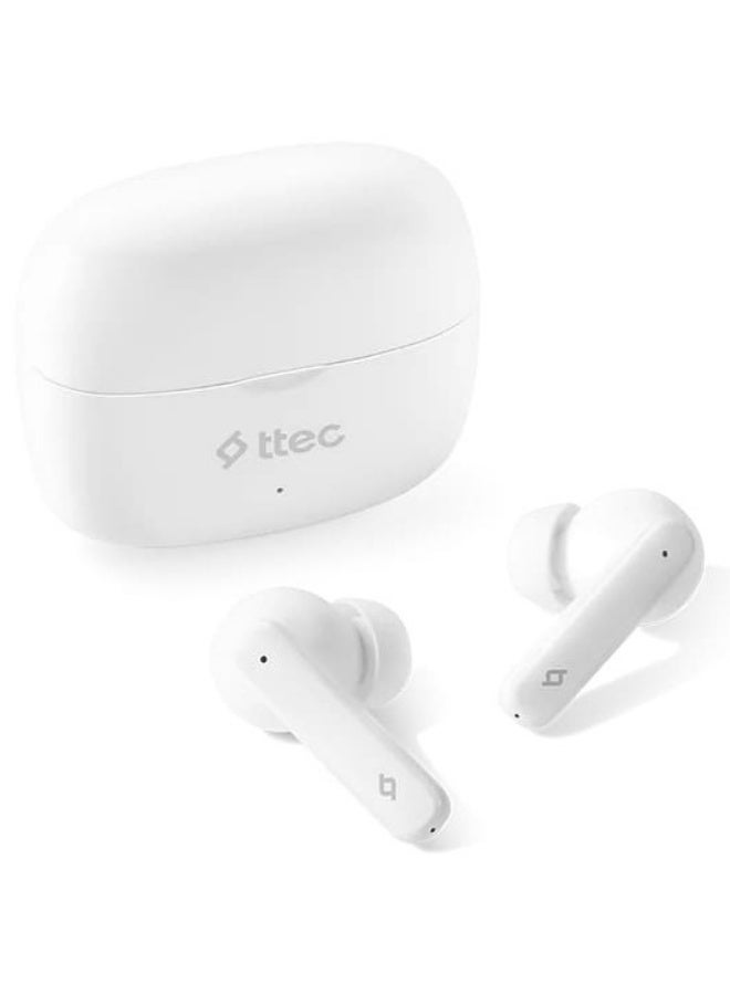 TTec AirBeat Pro ANC TWS Headphones White - Image 4
