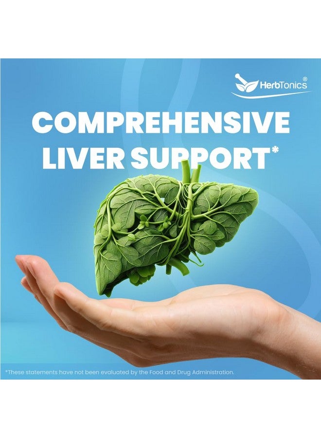 Herbtonics TUDCA 1000mg Liver Detox & Gallbladder Support - Milk Thistle & Pterostilbene Enhanced Bile Salt for Liver Cleanse, Healthy Bile Flow, and Digestive Health (60 Vegan Capsules) - Image 4