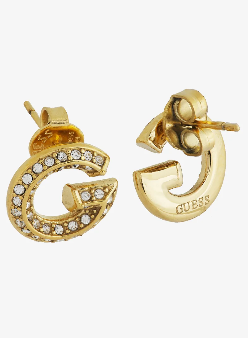GUESS G Crystal Logo Earrings