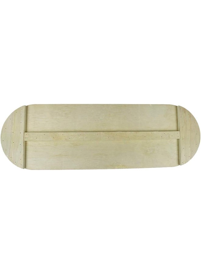 ليف برو لوح التوازن LP8362 - لوح خشبي فاخر للتدريب على التوازن، وتقوية عضلات الجذع، والوقوف النشط | سطح مانع للانزلاق | مثالي للياقة البدنية، وإعادة التأهيل، واليوغا، والأطفال - Image 2