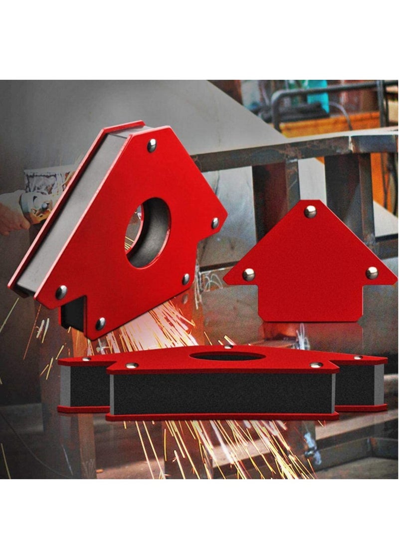 Rubik Large Magnetic Welding Holder Arrow Clamp, Welder Magnets Positioner Tool Set, 3 Angles 45° 90° 135° (Holds 75 LBS)  - Image 2