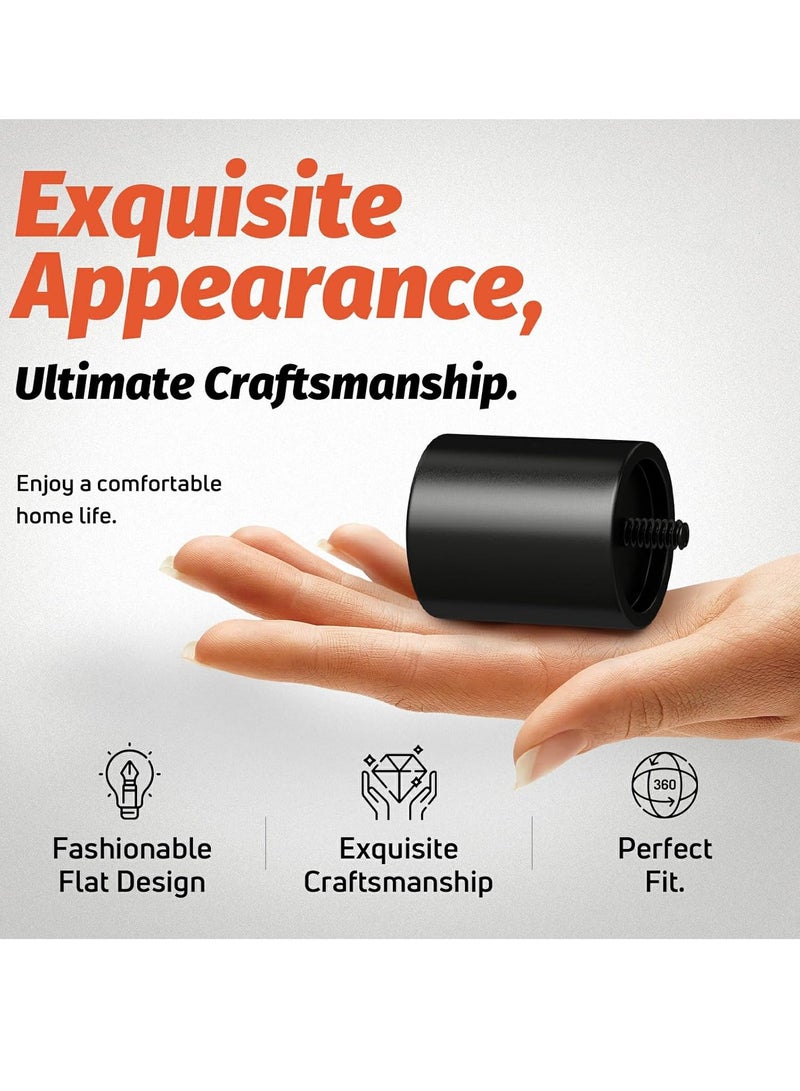 XiuWoo Extendable Stainless Steel Metal Double Drapery Shower Curtain Rod, Dual Track Tension Spring Shower Curtain Rod, Tension Telescopic Curtain Pole, Clothes Rail 32-120" - Image 5